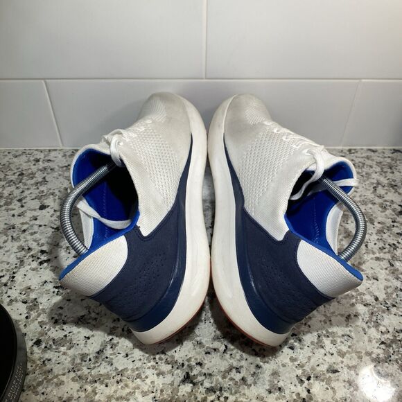 Kizik Lima Men's Size 12 White Blue Hands Free Slip On Sneakers Shoes - Picture 6 of 8